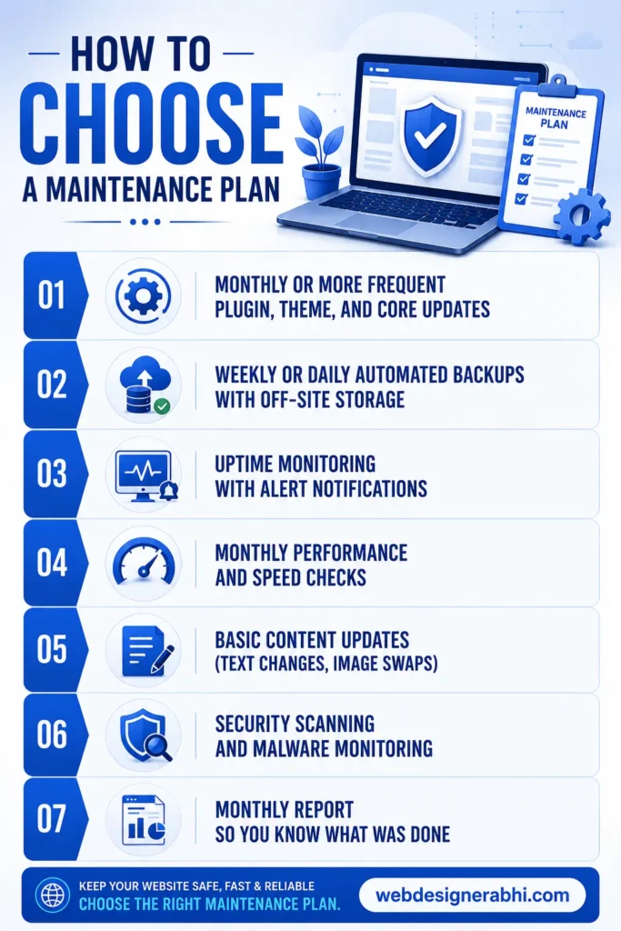How Website Maintenance Protects Your Bottom Line and Your Brand 3 How to Choose a Maintenance Plan
