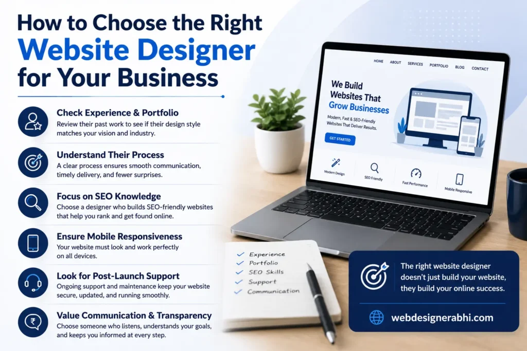How to Choose the Right Website Designer for Your Business an Honest Guide 1 How to Choose the Right Website Designer for Your Business